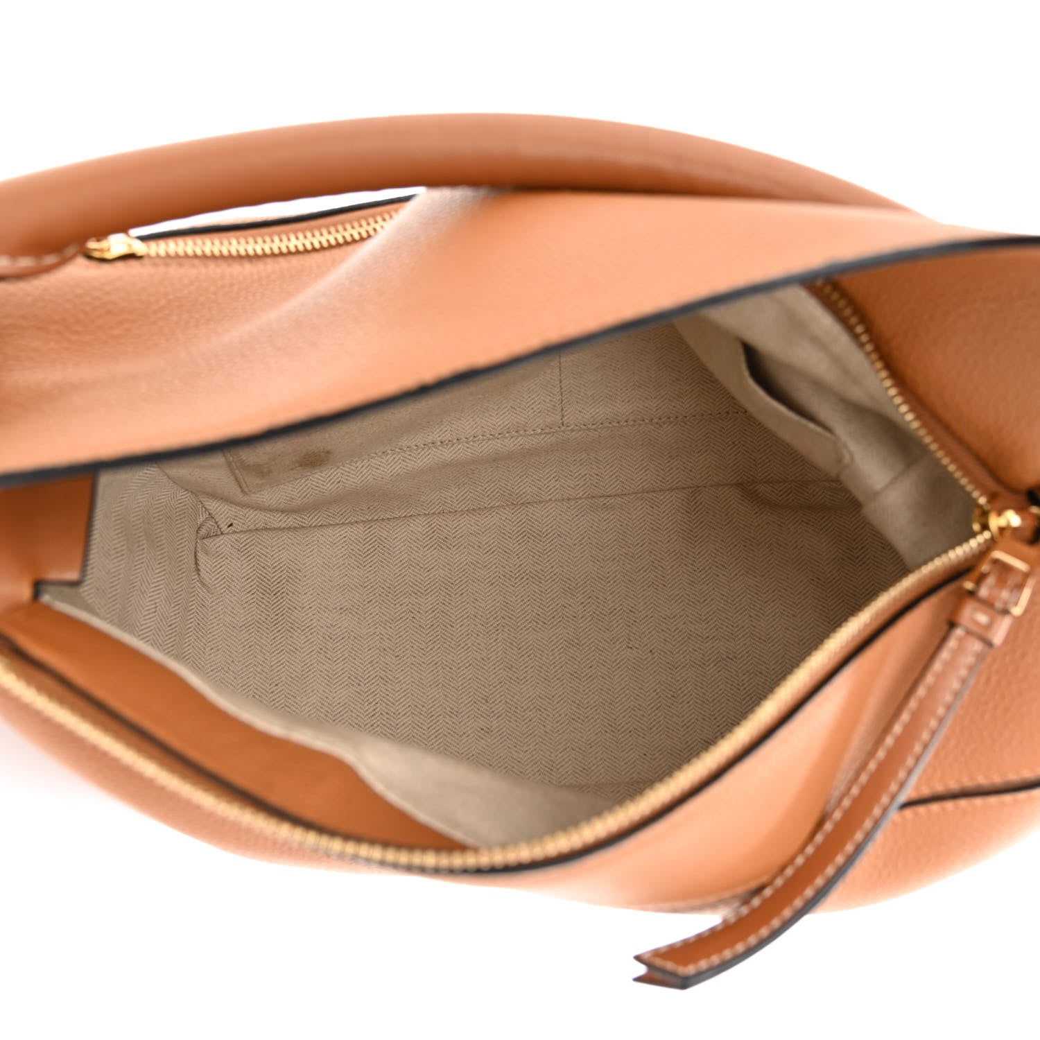 Loewe Calfskin Medium Puzzle Bag Tan 4 of 13