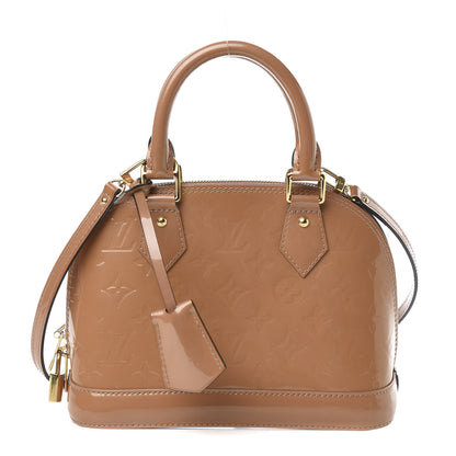 Louis Vuitton Vernis Alma BB Rose Velours 1 of 9