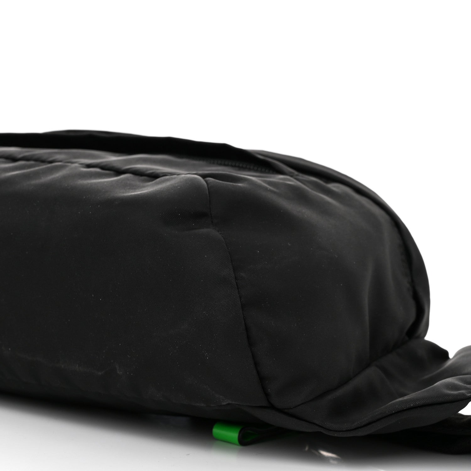 Prada Tessuto Nylon Belt Bag Black Verde 9 of 10