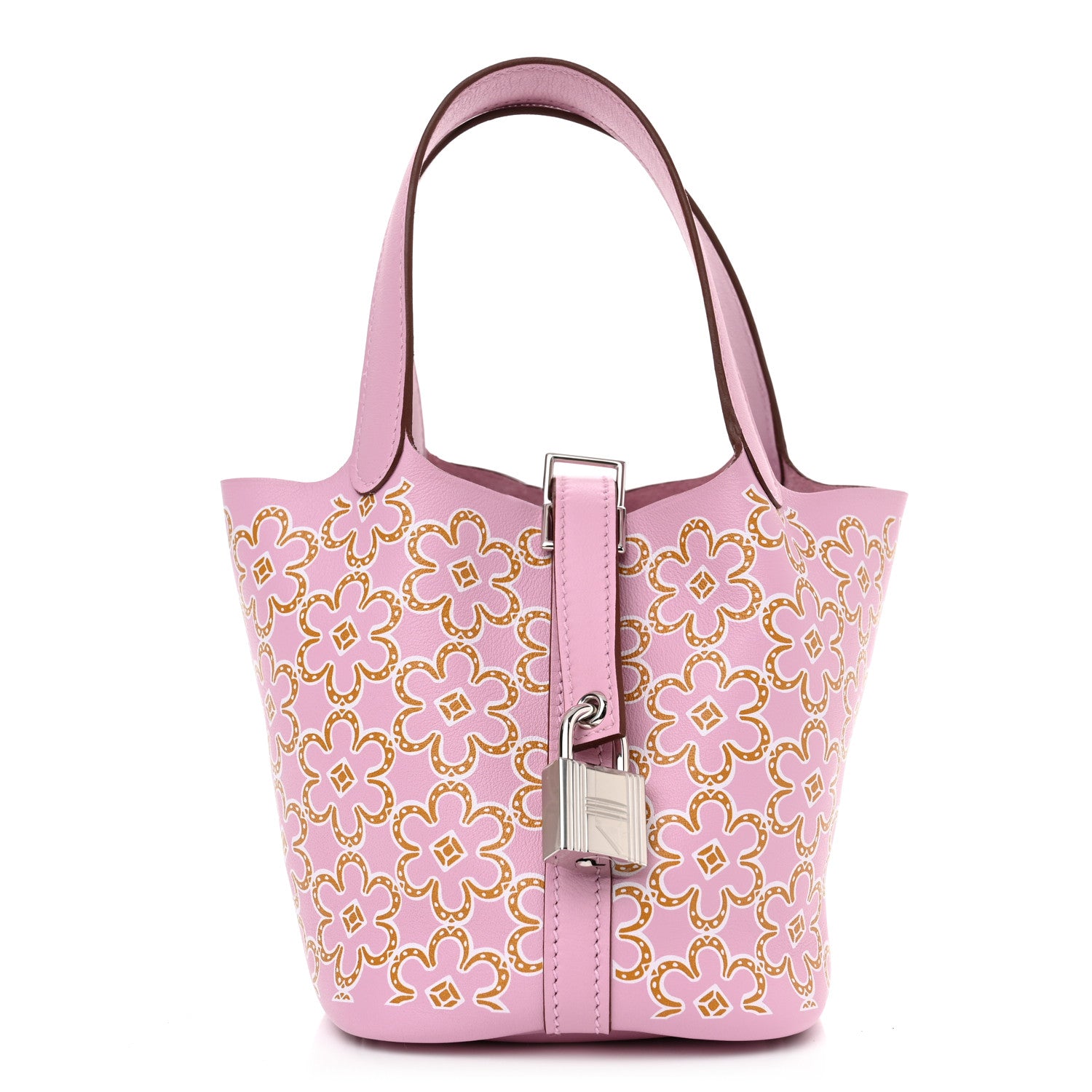 Hermes Swift Micro Lucky Daisy Picotin Lock Mauve Sylvestre 1 of 11