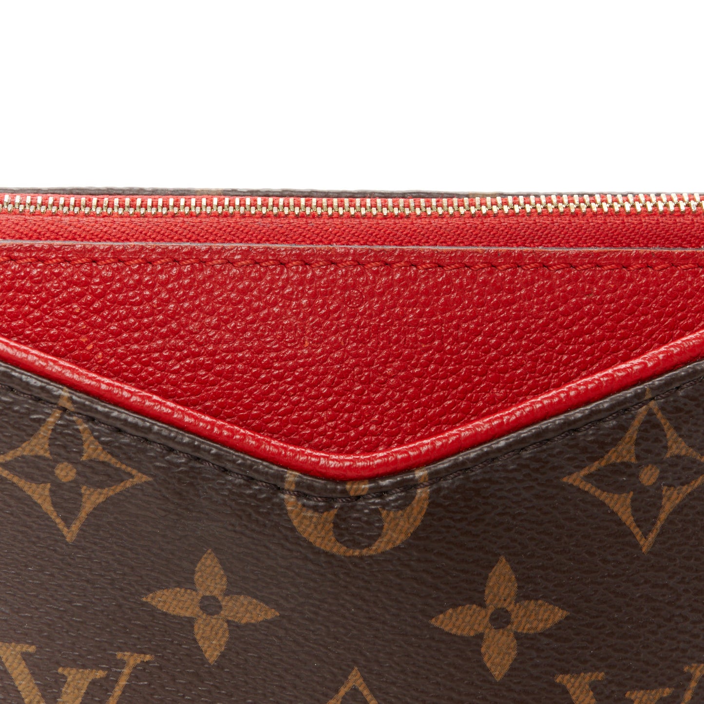 Monogram Pallas Clutch Cherry