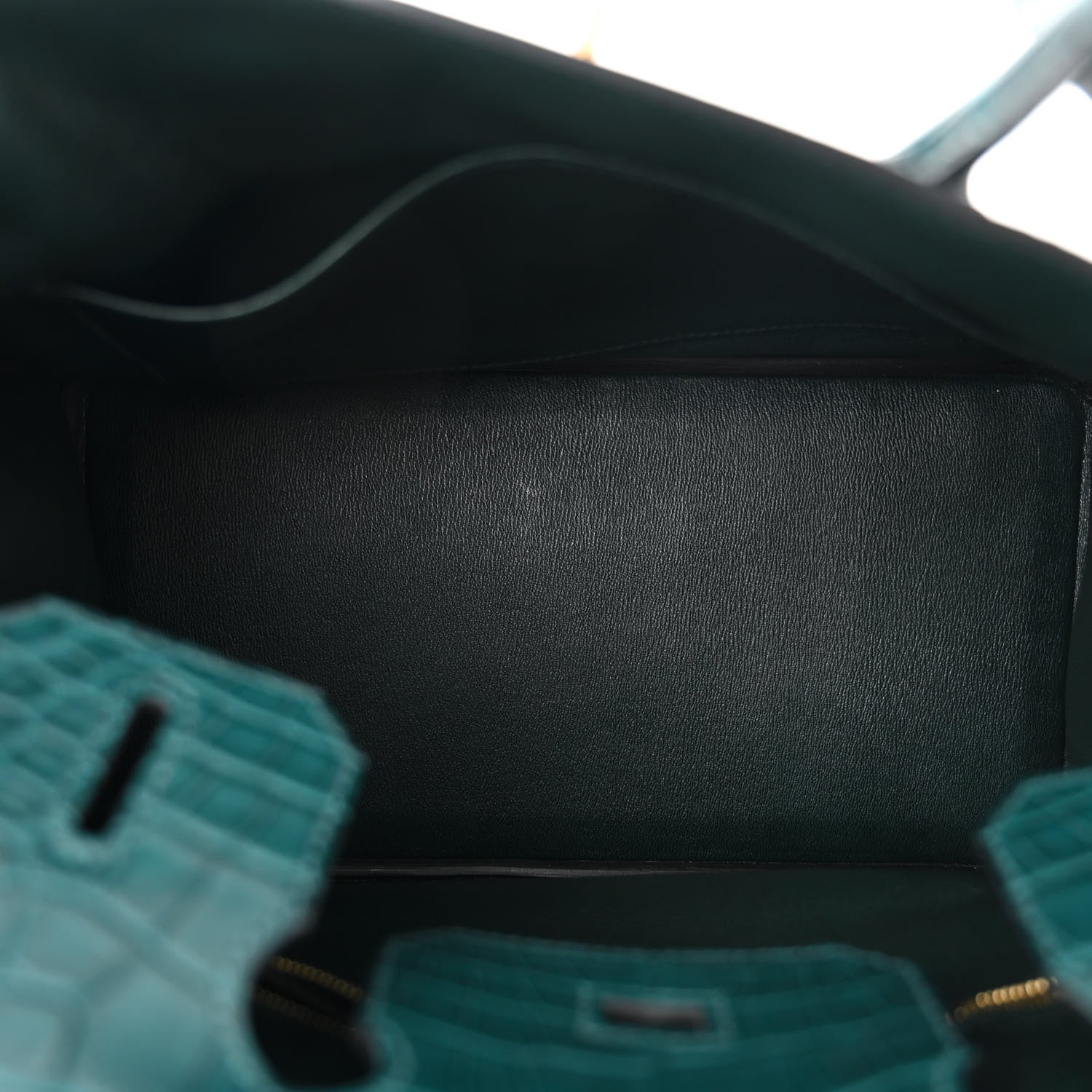 Hermes Matte Alligator Birkin 30 Vert Cypress 5 of 12