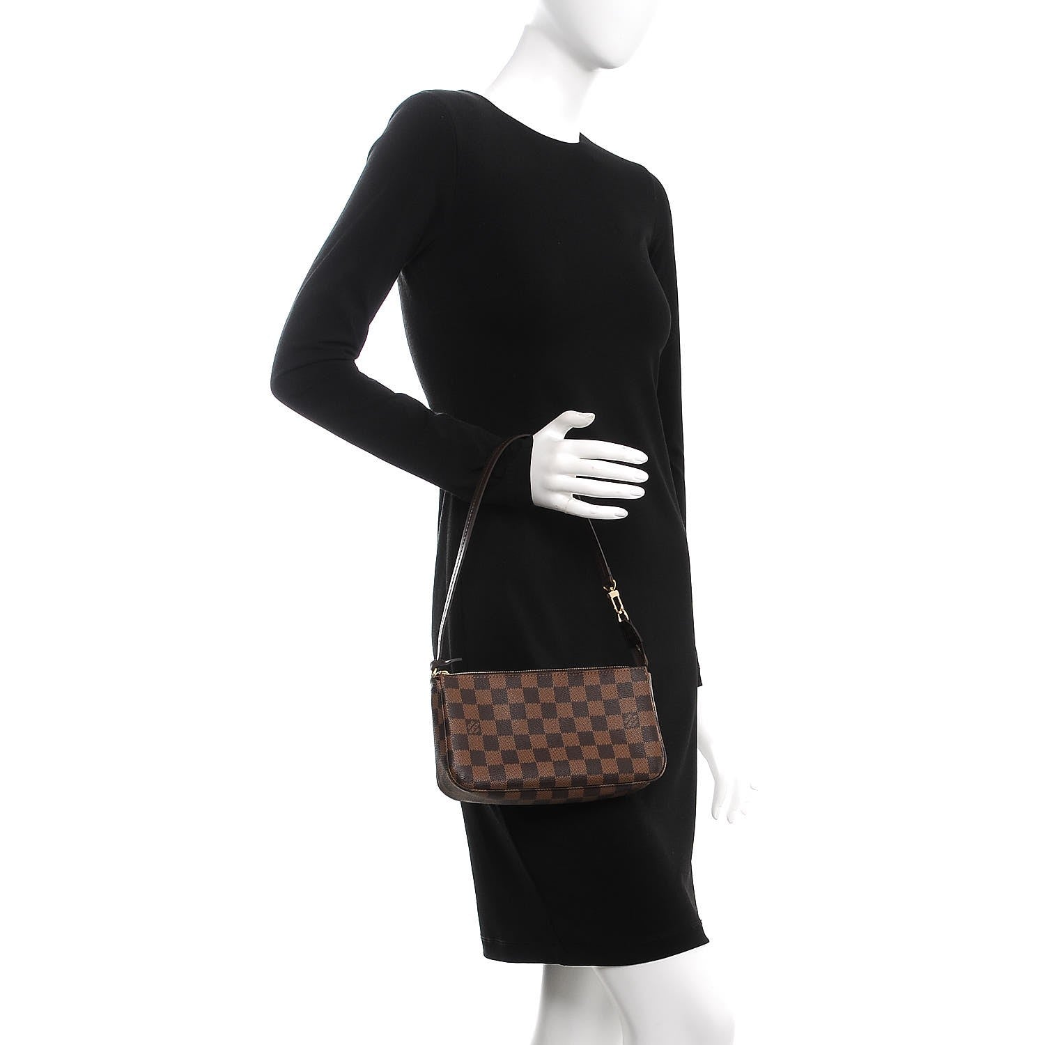 Louis Vuitton Damier Ebene Pochette Accessories NM 2 of 8