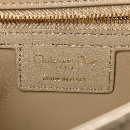 Christian Dior Supple Calfskin Cannage Medium Caro Bag Beige 6 of 10