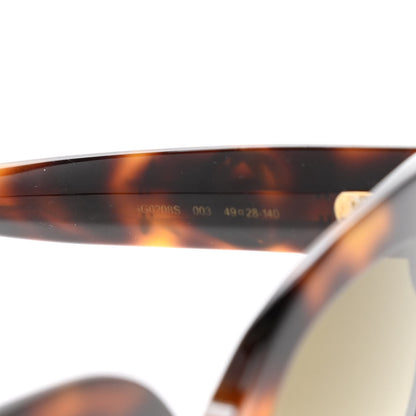 Gucci Round Frame Star Sunglasses GG0208S Tortoise 6 of 8