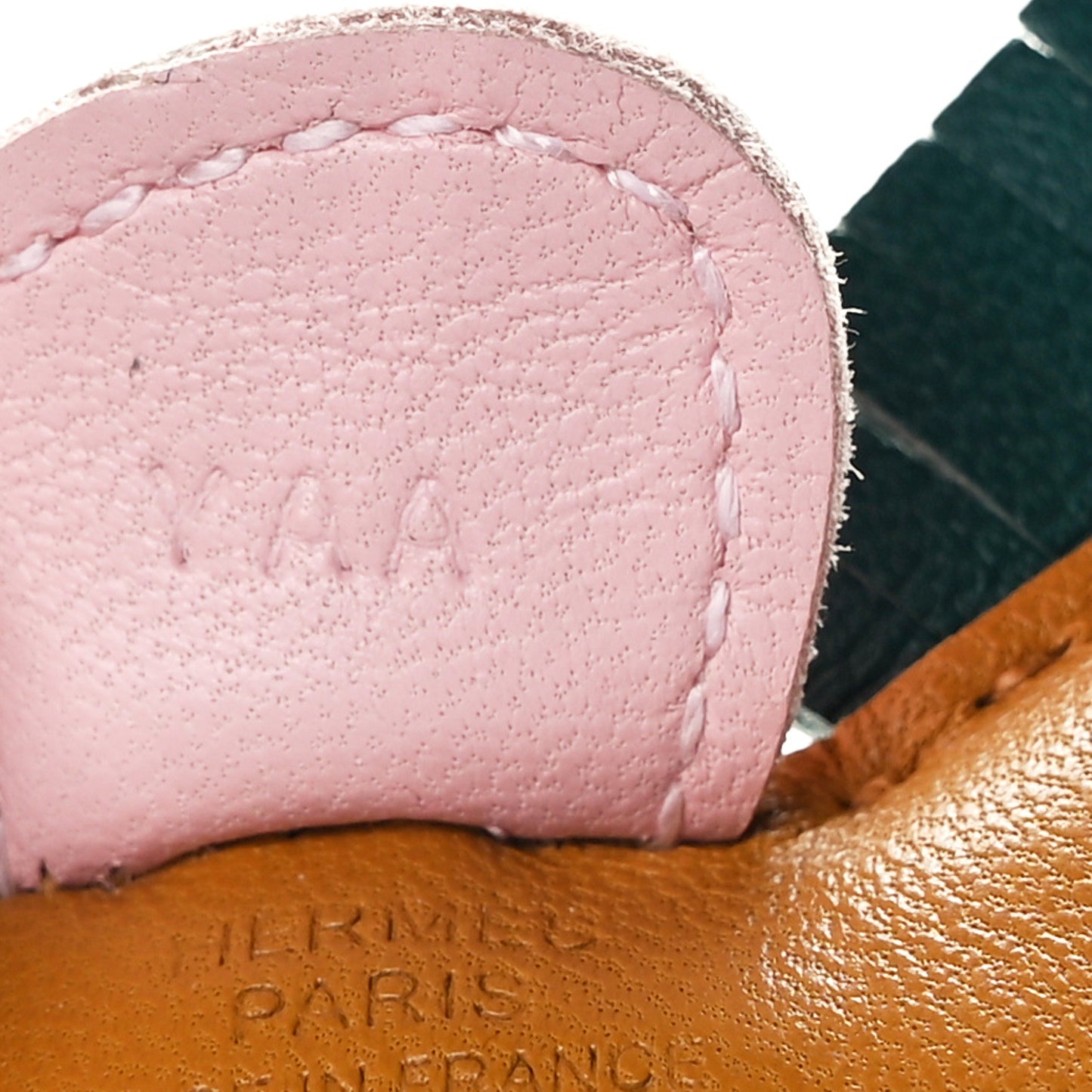 Milo Lambskin Grigri Rodeo Horse Bag Charm PM Sesame Malachite Rose Sakura