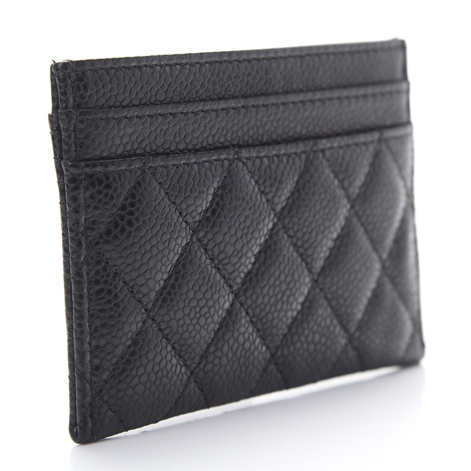 Chanel Caviar Quilted Boy Card Holder Black 3 of 9