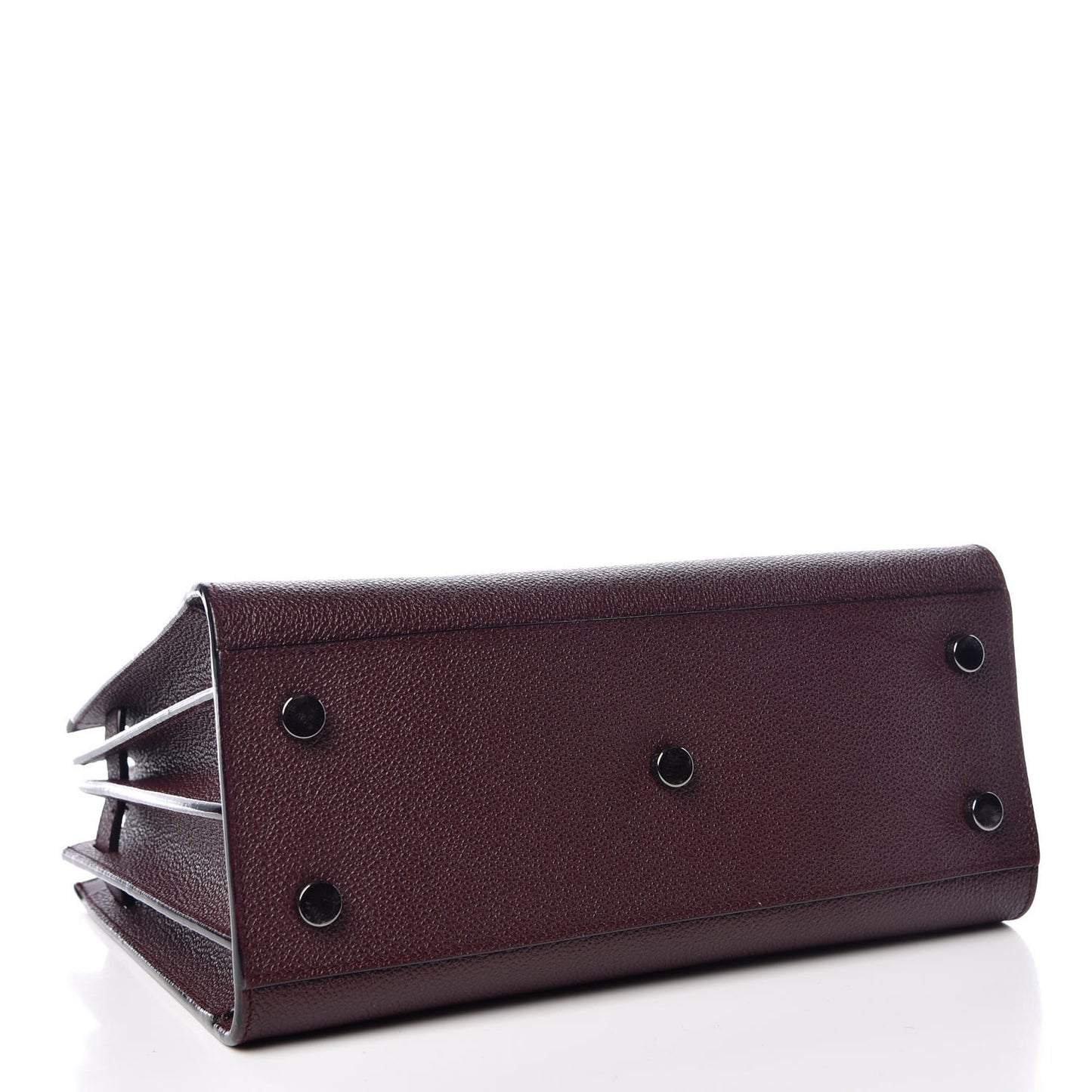 Grained Calfskin Baby Sac De Jour Amaranto