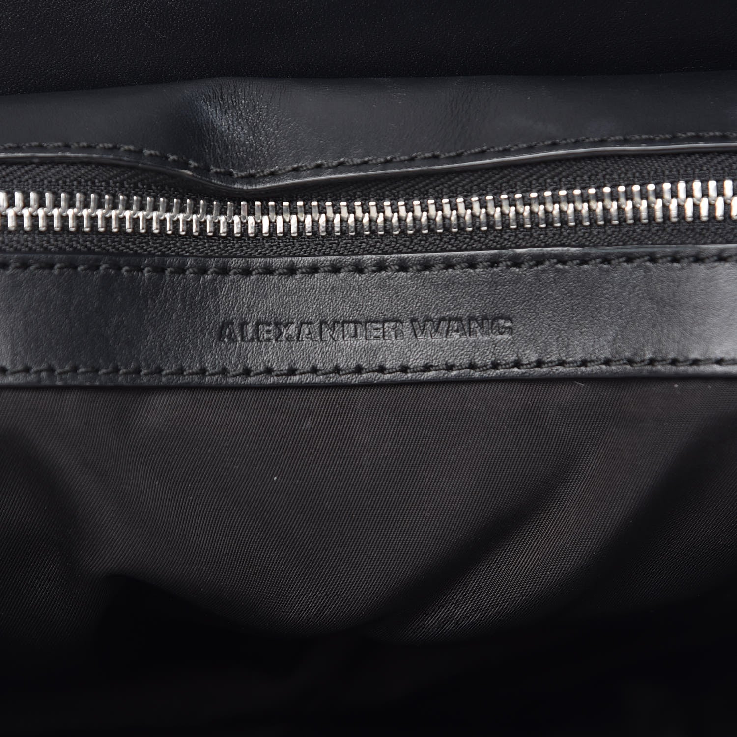 Alexander Wang Calfskin Large Marion Black Silver Hardware 6 of 11