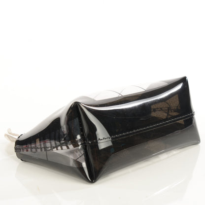 Chanel Vinyl Coco Window Cosmetic Pouch Black 4 of 7