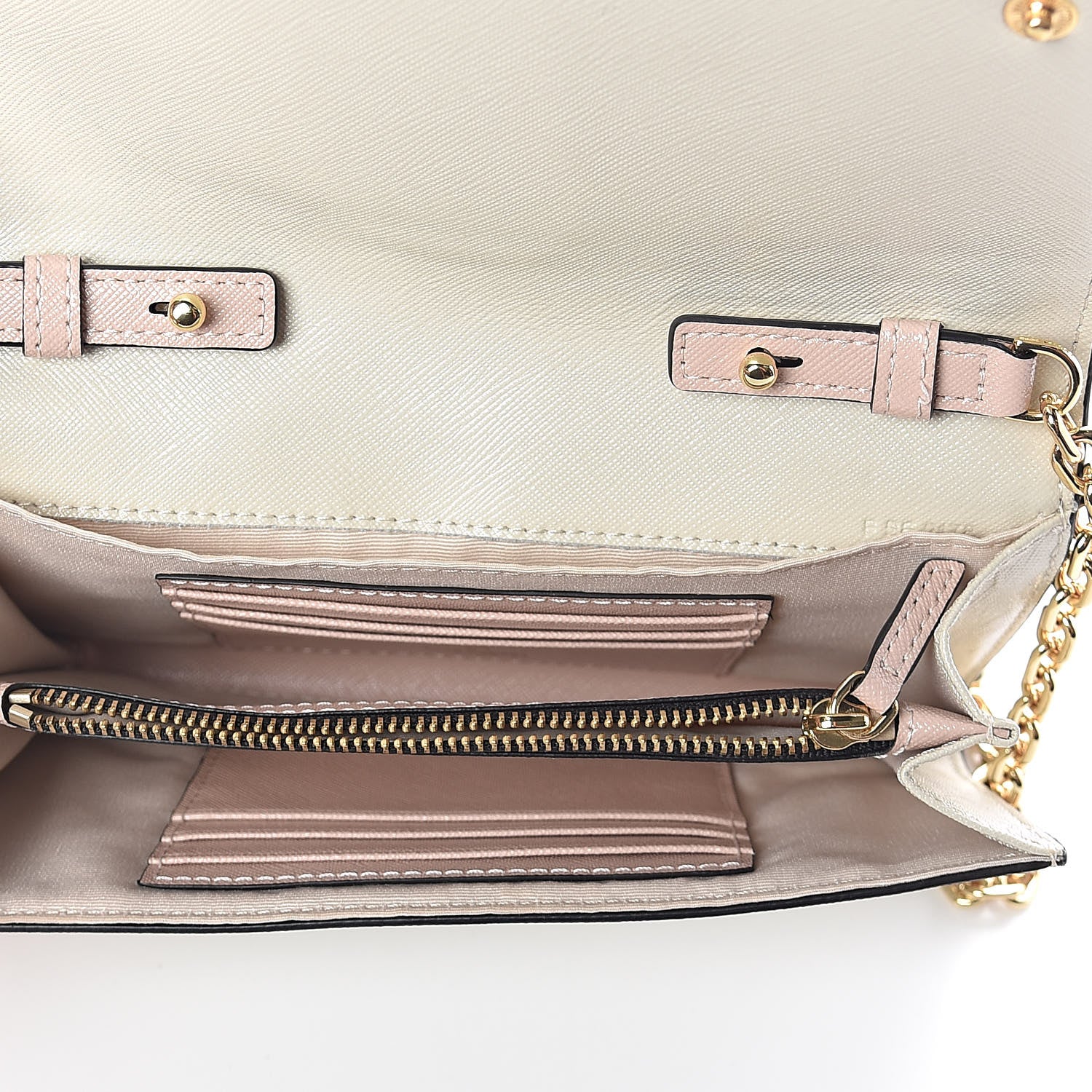 Marc Jacobs Saffino Snapshot Wallet on Chain Light Slate 5 of 9