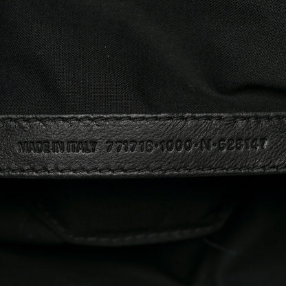 Balenciaga Crushed Calfskin Quilted Matte Black Hardware Large Crush Carry All Tote Bag Black 7 of 11