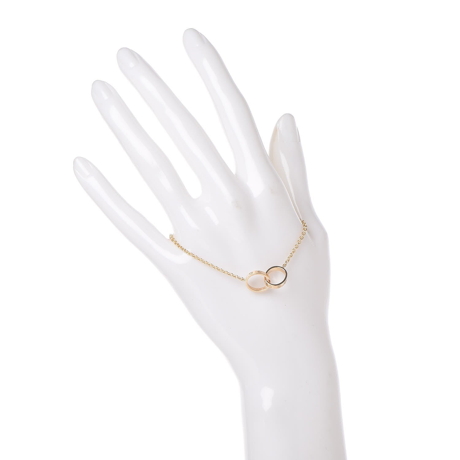 Cartier 18K Yellow Gold Interlocking LOVE Bracelet 2 of 8