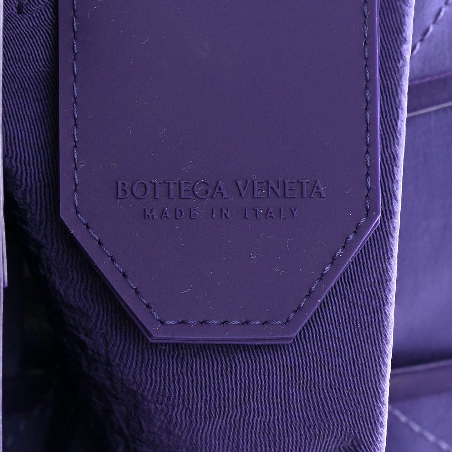 Paper Calfskin Intrecciato Cassette Belt Bag Purple