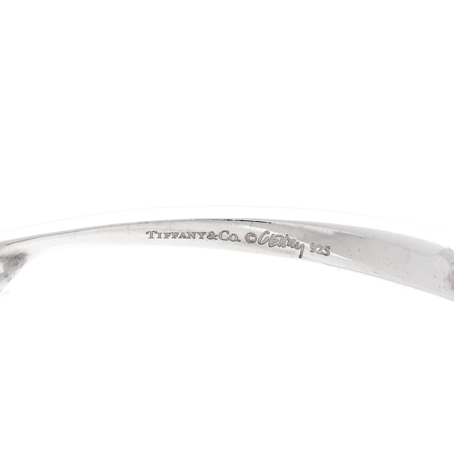 Tiffany Sterling Silver Frank Gehry Torque Square Hoop Earrings 4 of 4