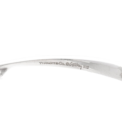 Tiffany Sterling Silver Frank Gehry Torque Square Hoop Earrings 4 of 4