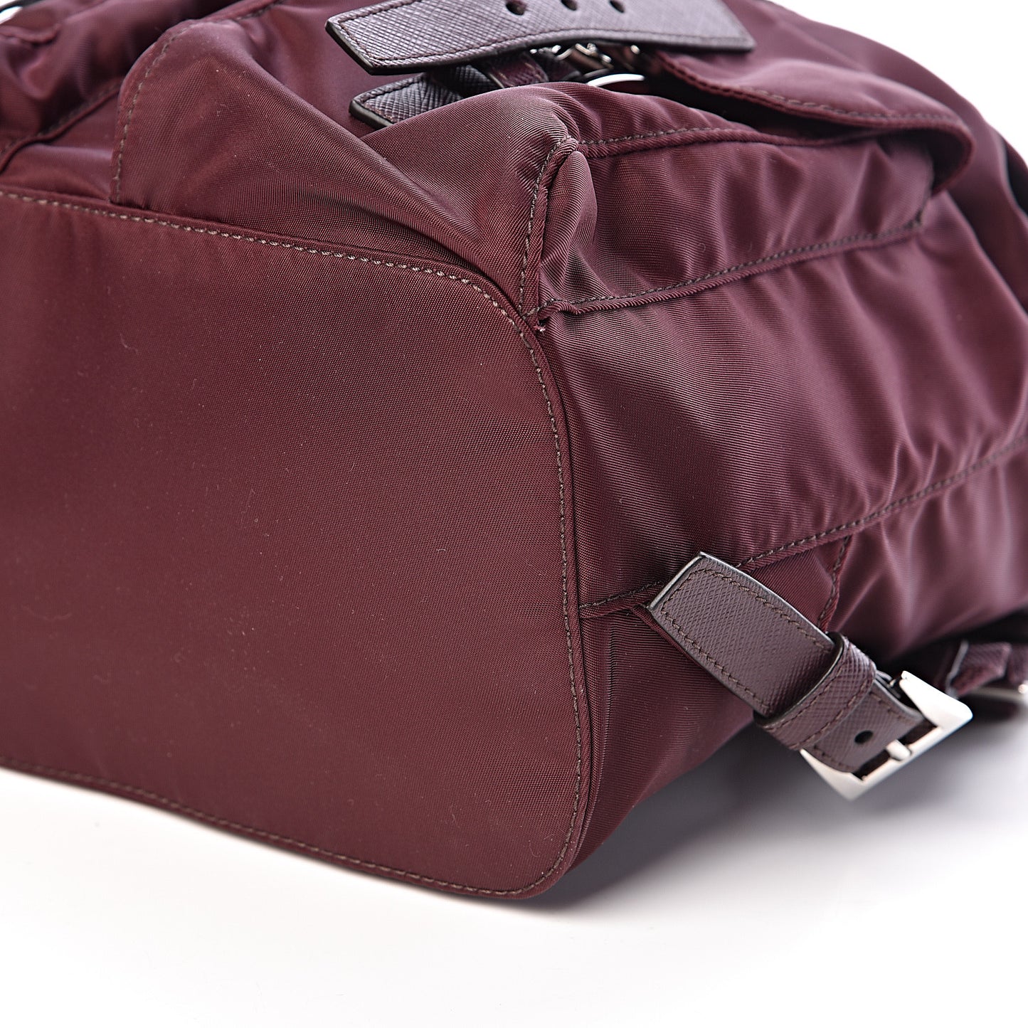 Tessuto Nylon Saffiano Vela Backpack Bordeaux