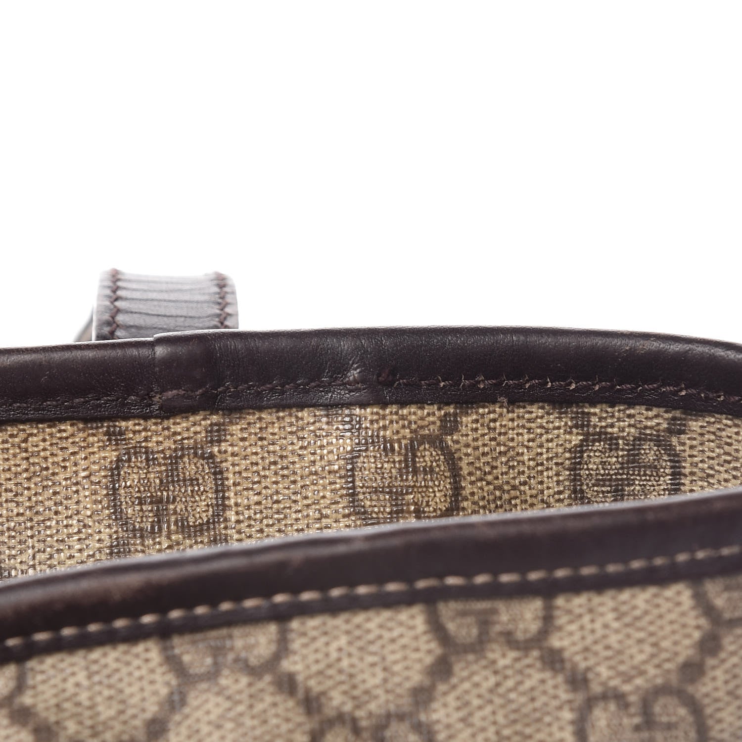 Gucci GG Supreme Monogram Small Joy Tote Dark Brown 9 of 20