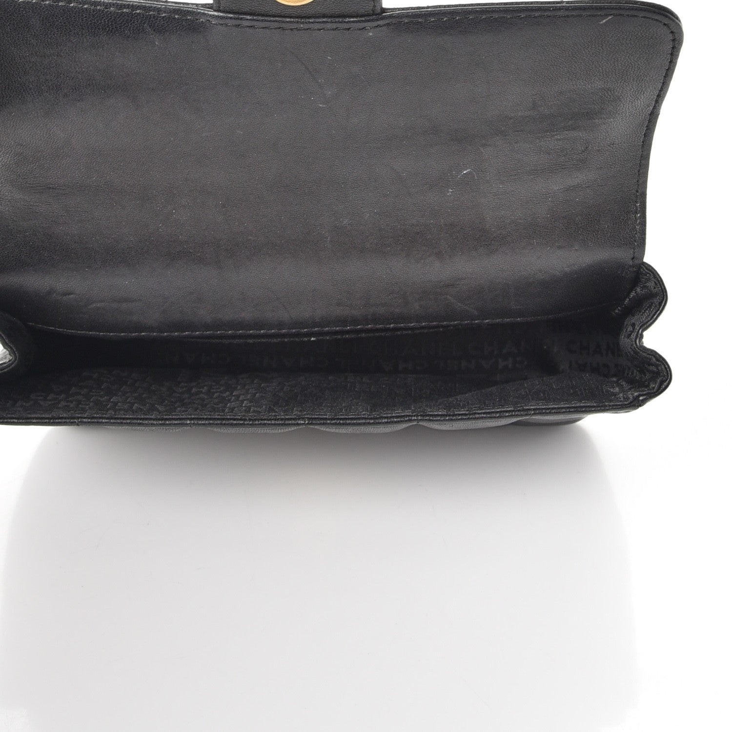 Chanel Lambskin Quilted Mini Chocolate Bar Camellia Flap Black 5 of 8
