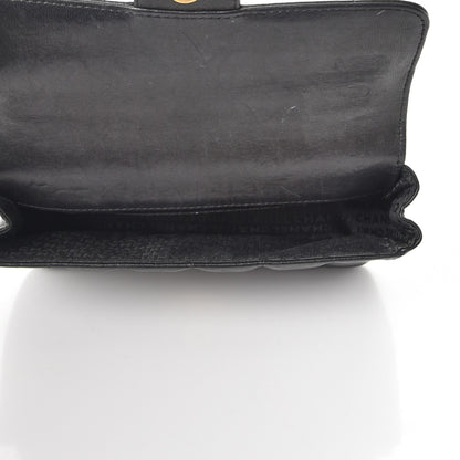Chanel Lambskin Quilted Mini Chocolate Bar Camellia Flap Black 5 of 8