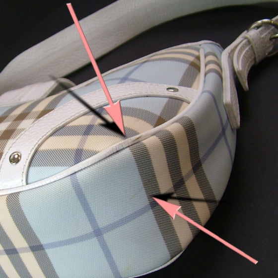 Bluebell Check Plaid Hobo Blue