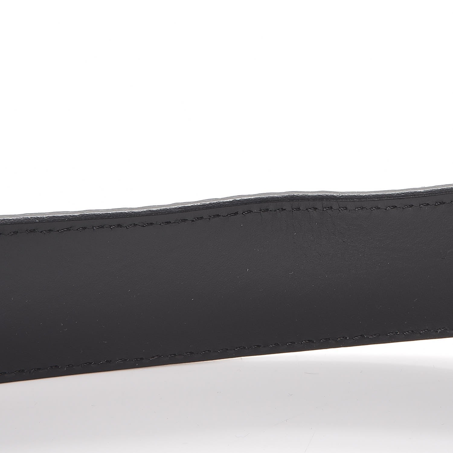 Louis Vuitton Suede Calfskin Mini Damier 40mm LV Initiales Belt 90 36 Black 9 of 9