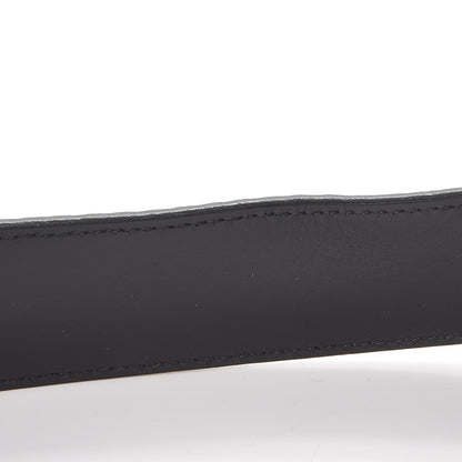 Louis Vuitton Suede Calfskin Mini Damier 40mm LV Initiales Belt 90 36 Black 9 of 9