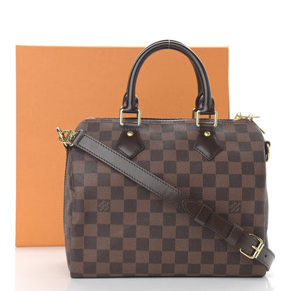 Louis Vuitton Damier Ebene Speedy Bandouliere 25 12 of 12