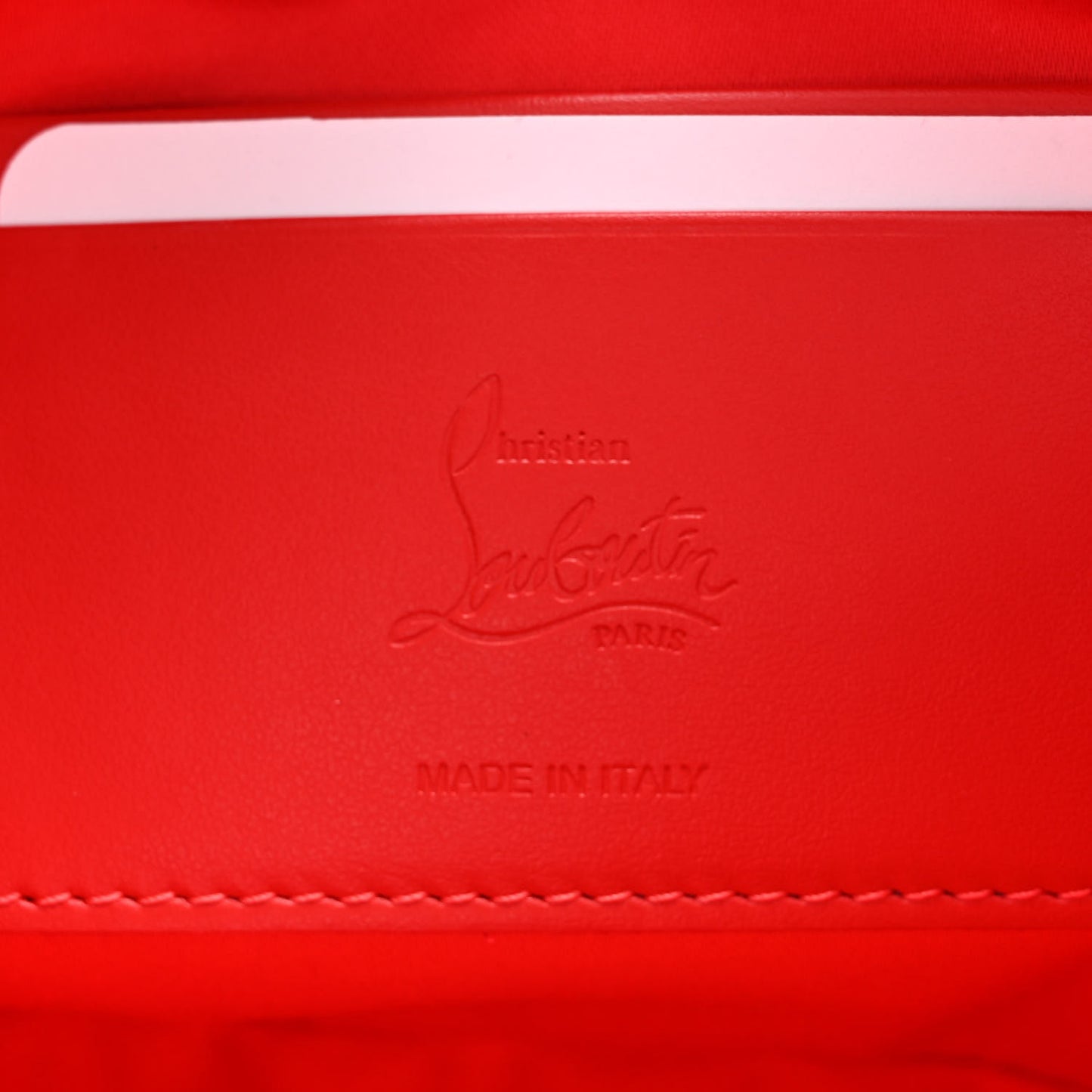 Calfskin Empire Loubila Pouch on Chain Bolerose Loubi