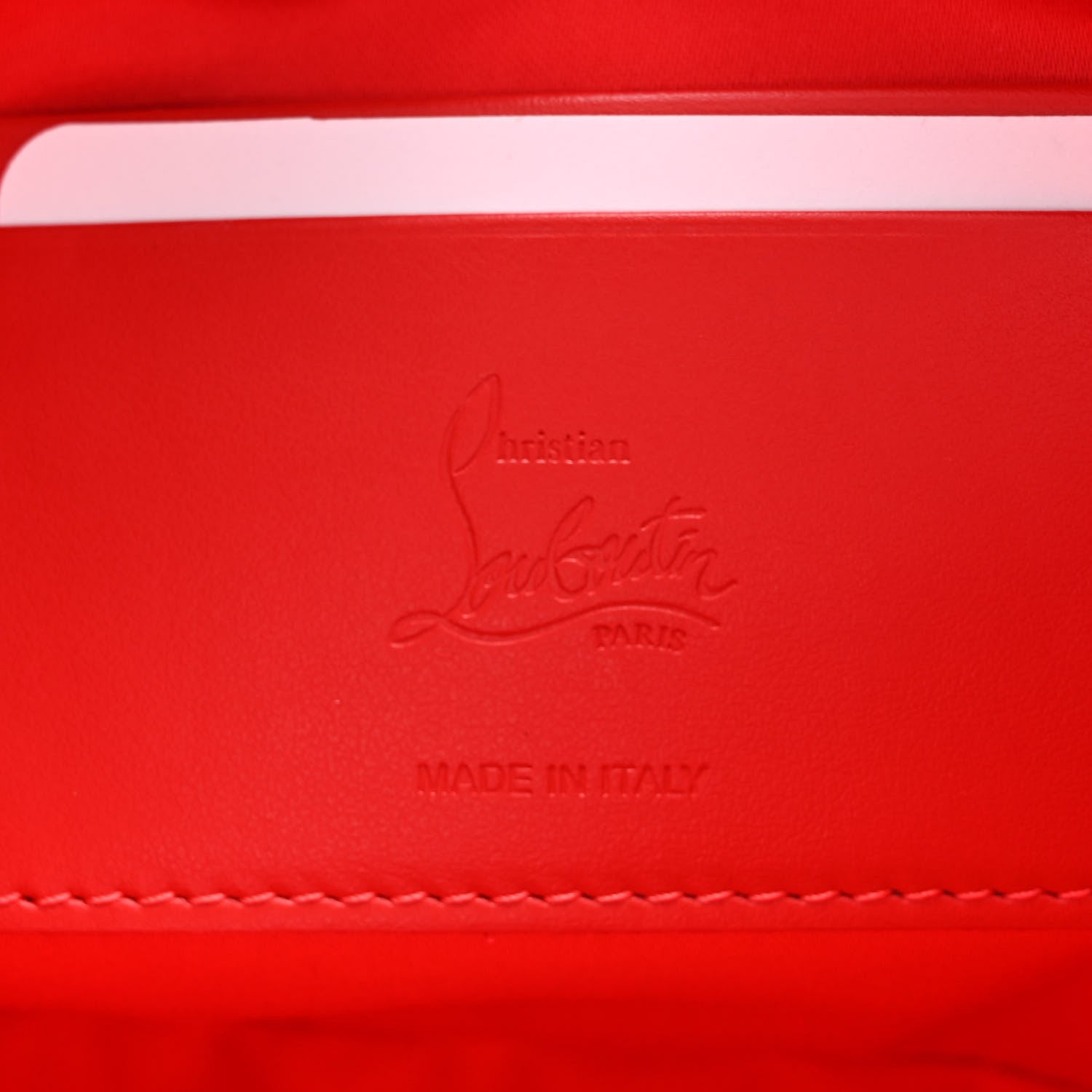 Christian Louboutin Calfskin Empire Loubila Pouch on Chain Bolerose Loubi 6 of 10
