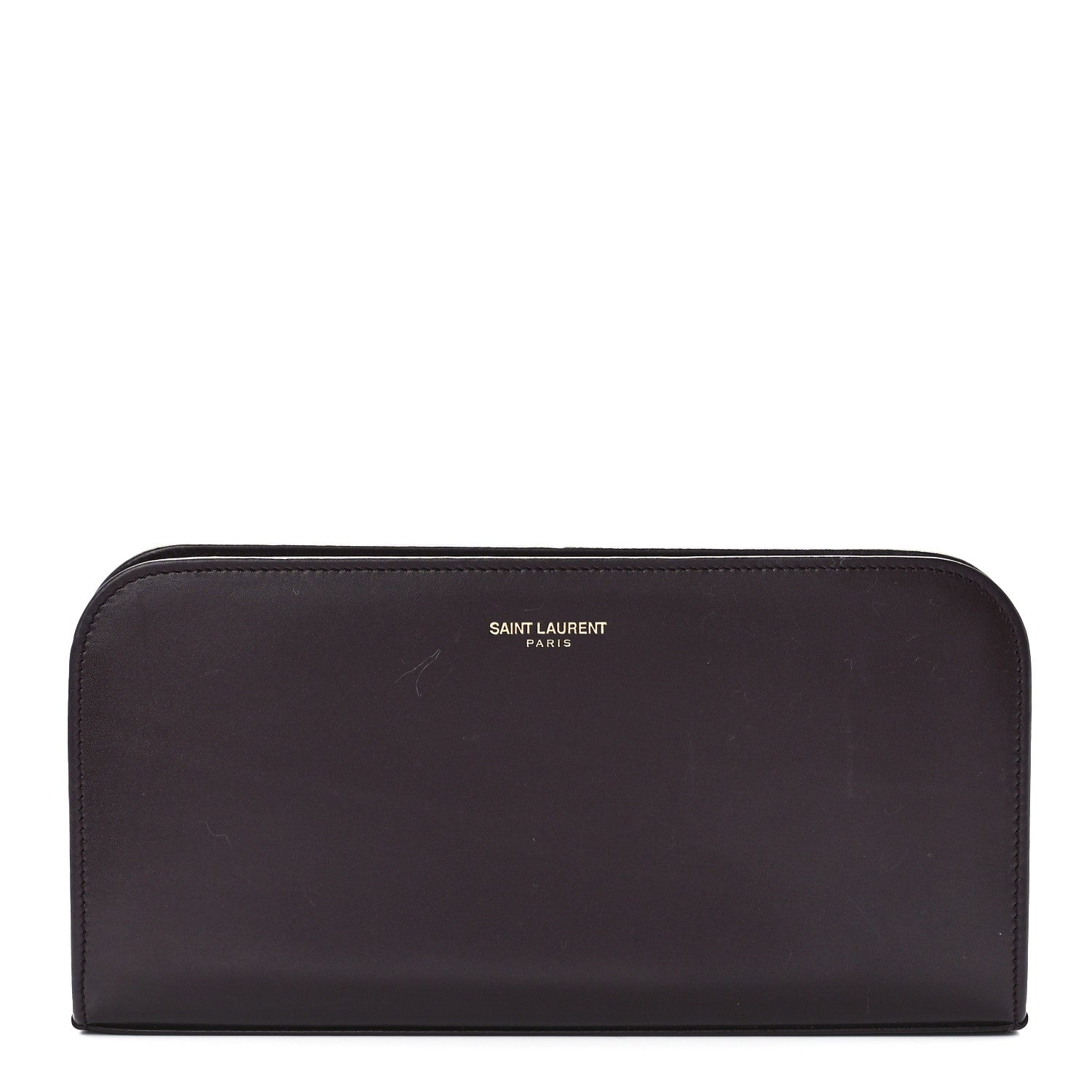 Saint Laurent Calfskin Classic Zip Around Continental Wallet Bordeaux 1 of 10