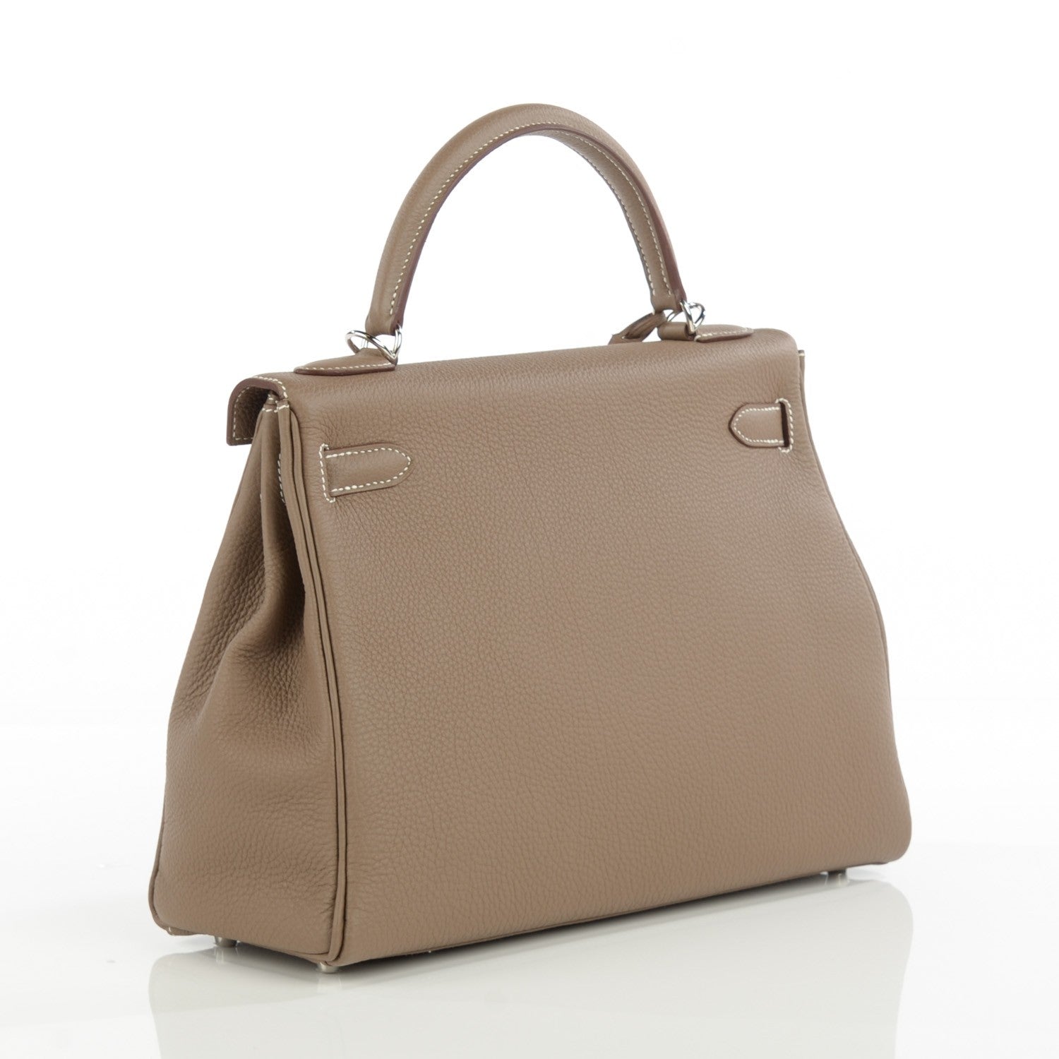 Hermes Togo Kelly Retourne 32 Etoupe 21 of 27