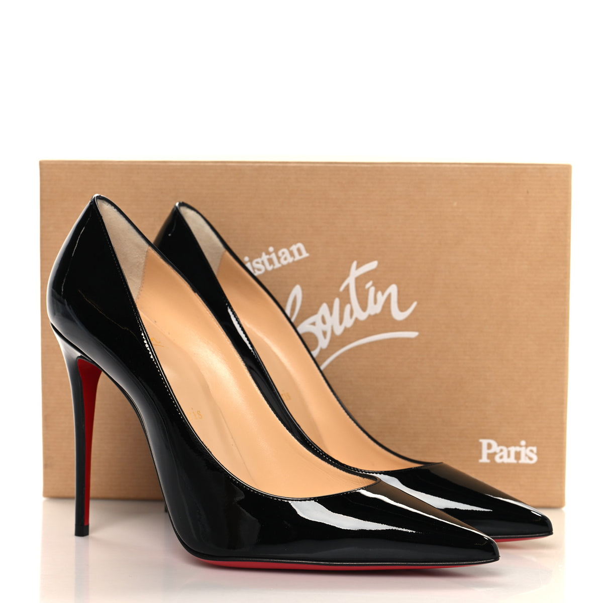Christian Louboutin Patent So Kate 100 Pumps 38 Black 9 of 9