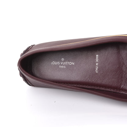 Louis Vuitton Calfskin Oxford Loafers 36.5 Bordeaux 7 of 8