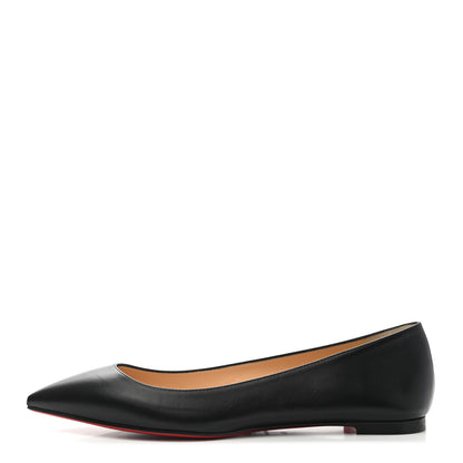 Christian Louboutin Shiny Nappa Ballalla Flats 38.5 Black 1 of 8