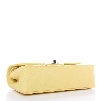 Chanel Iridescent Caviar Quilted Small Double Flap Yellow 4 of 10