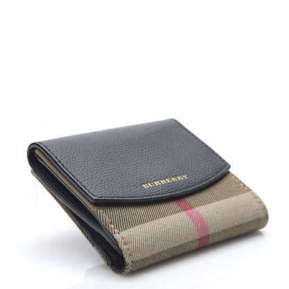 Burberry House Check Luna French Wallet Black 3 of 5