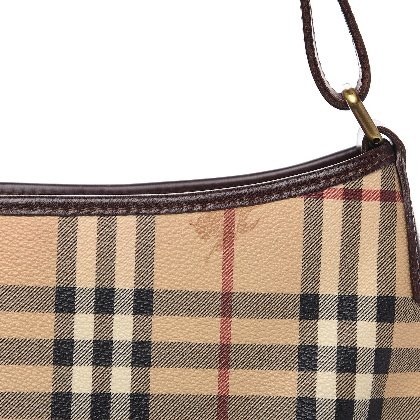 Haymarket Check Shoulder Bag Brown