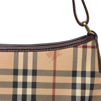 Burberry Haymarket Check Shoulder Bag Brown 11 of 13