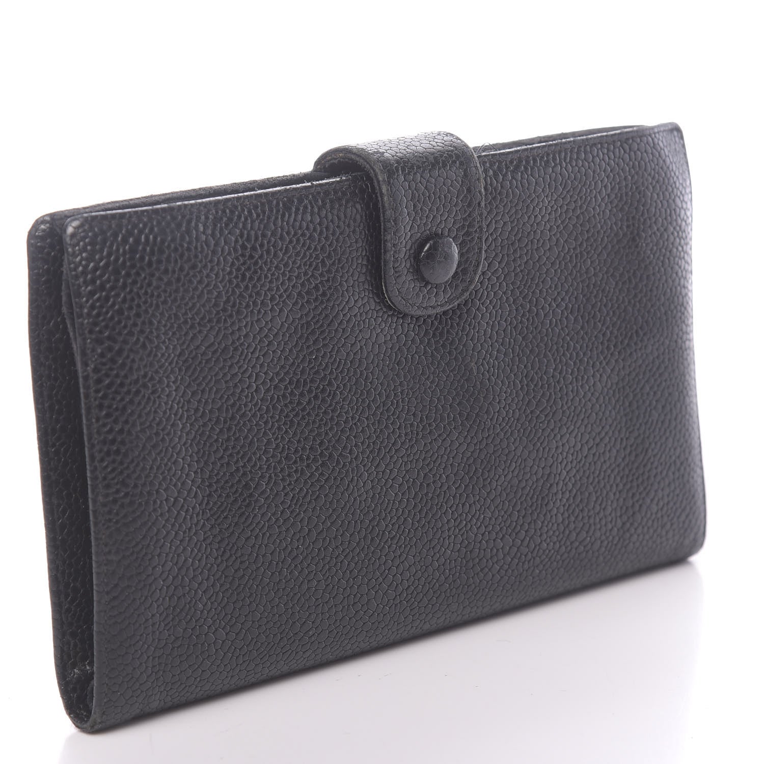 Chanel Caviar Timeless CC French Wallet Black 3 of 16