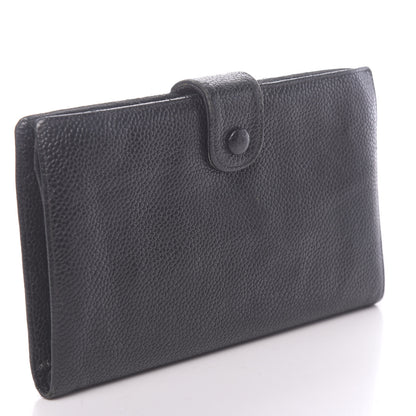 Chanel Caviar Timeless CC French Wallet Black 3 of 16