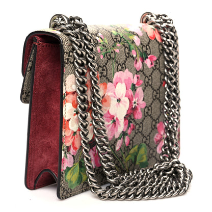 Gucci GG Supreme Monogram Blooms Mini Dionysus Shoulder Bag Beige Multicolor Dry Rose 3 of 9