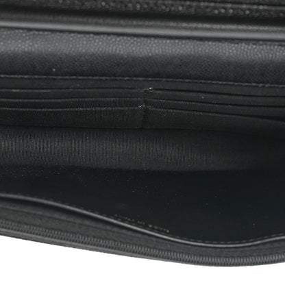 Chanel Shiny Caviar Quilted Strass CC Wallet On Chain WOC Black 7 of 13