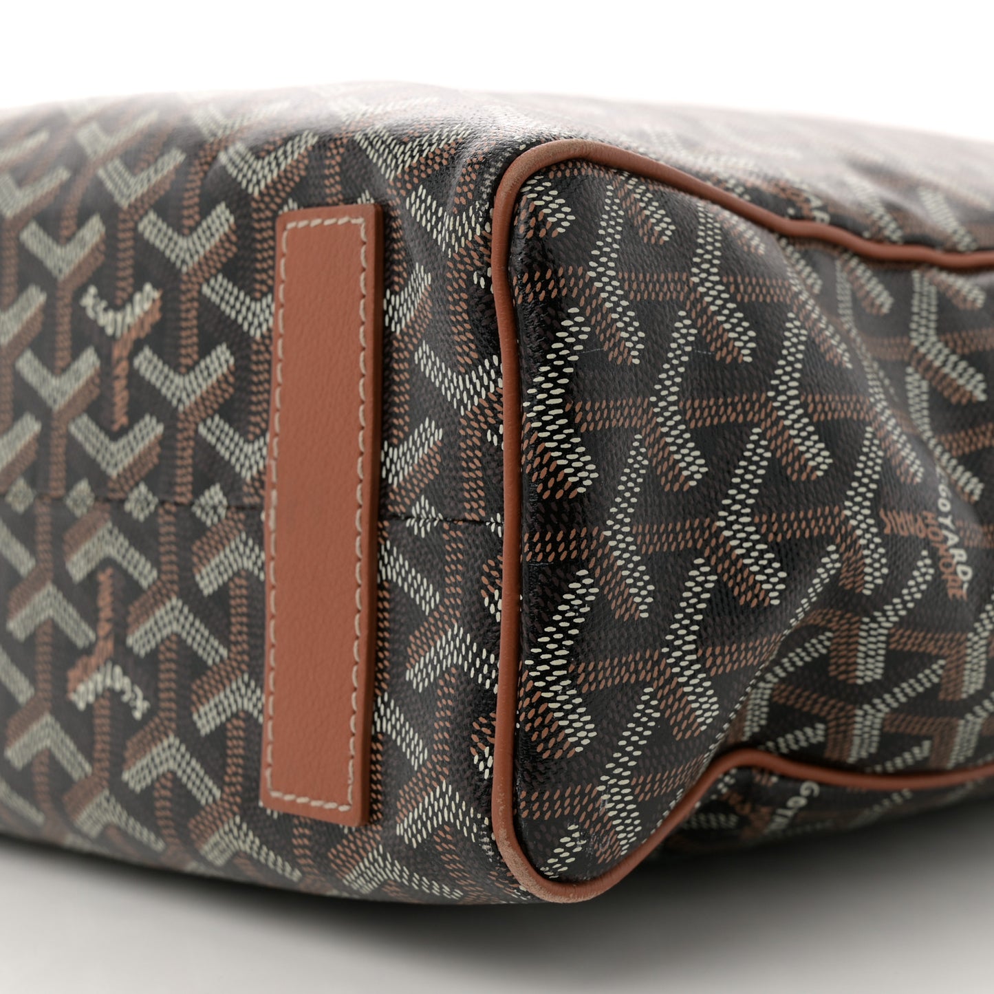 Goyardine Voltaire III Tote Black Gold