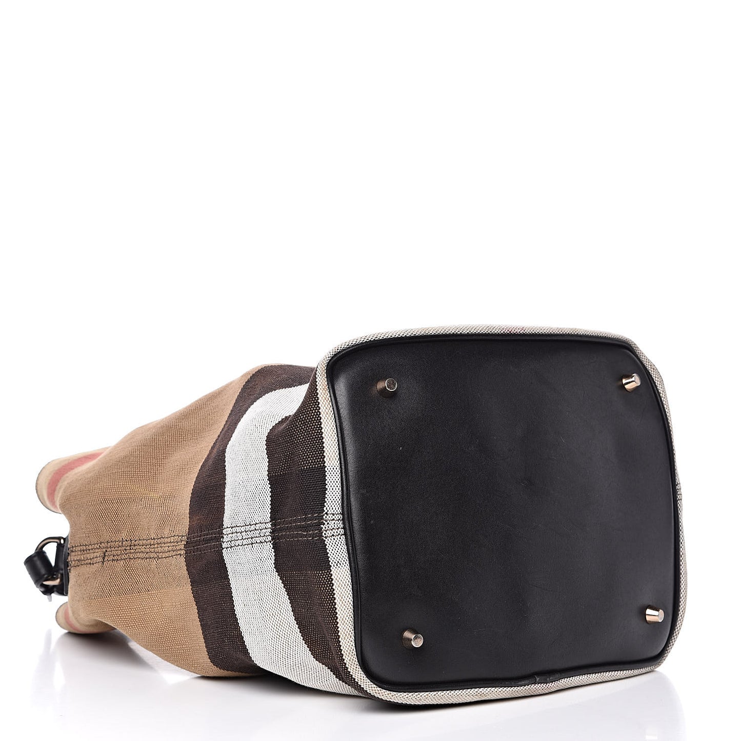 Canvas Mega Check Medium Ashby Hobo Black