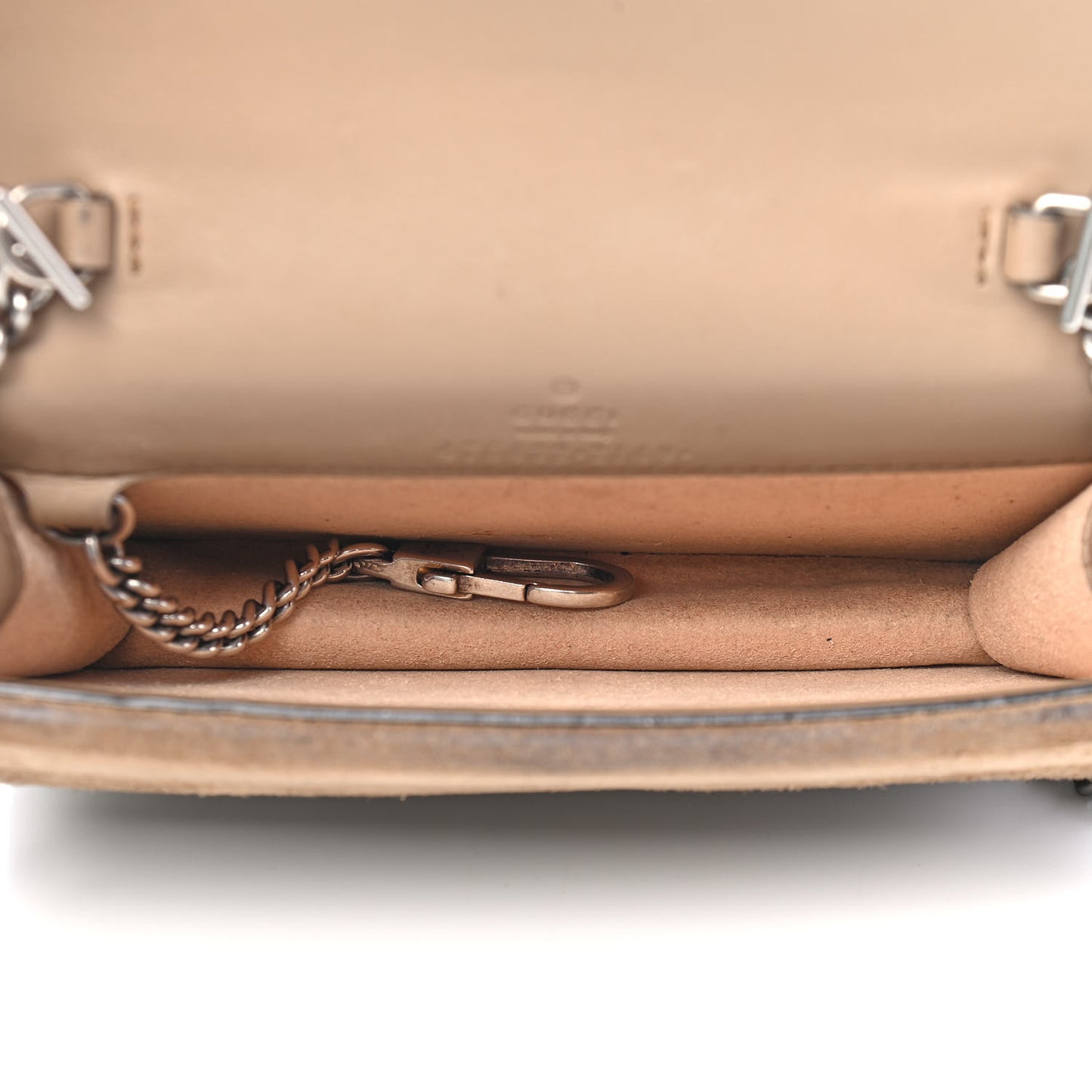 GG Supreme Monogram Super Mini Dionysus Shoulder Bag Taupe