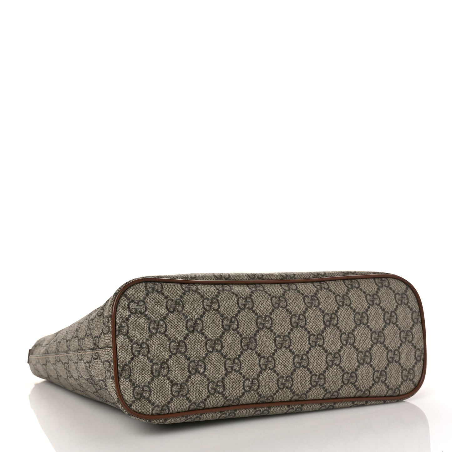 Soft GG Supreme Monogram Small Crossbody Tote Beige Cuir