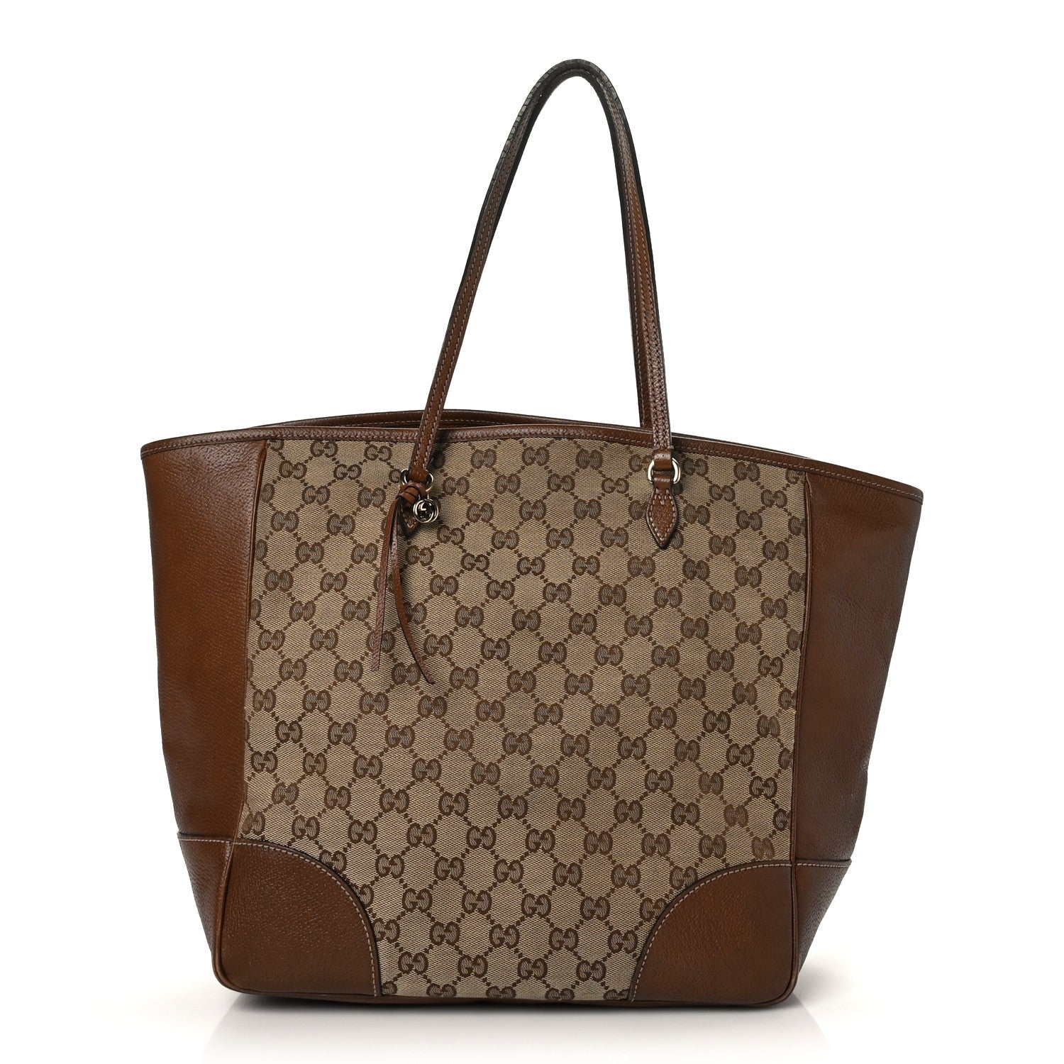 Gucci Monogram Medium Bree Zippered Tote Beige Tabacco 1 of 14