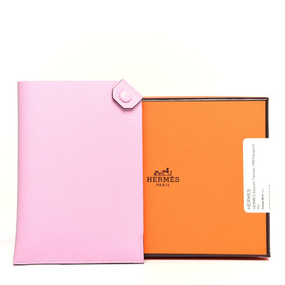 Hermes Epsom Tarmac PM Passport Holder Mauve Sylvestre 7 of 7