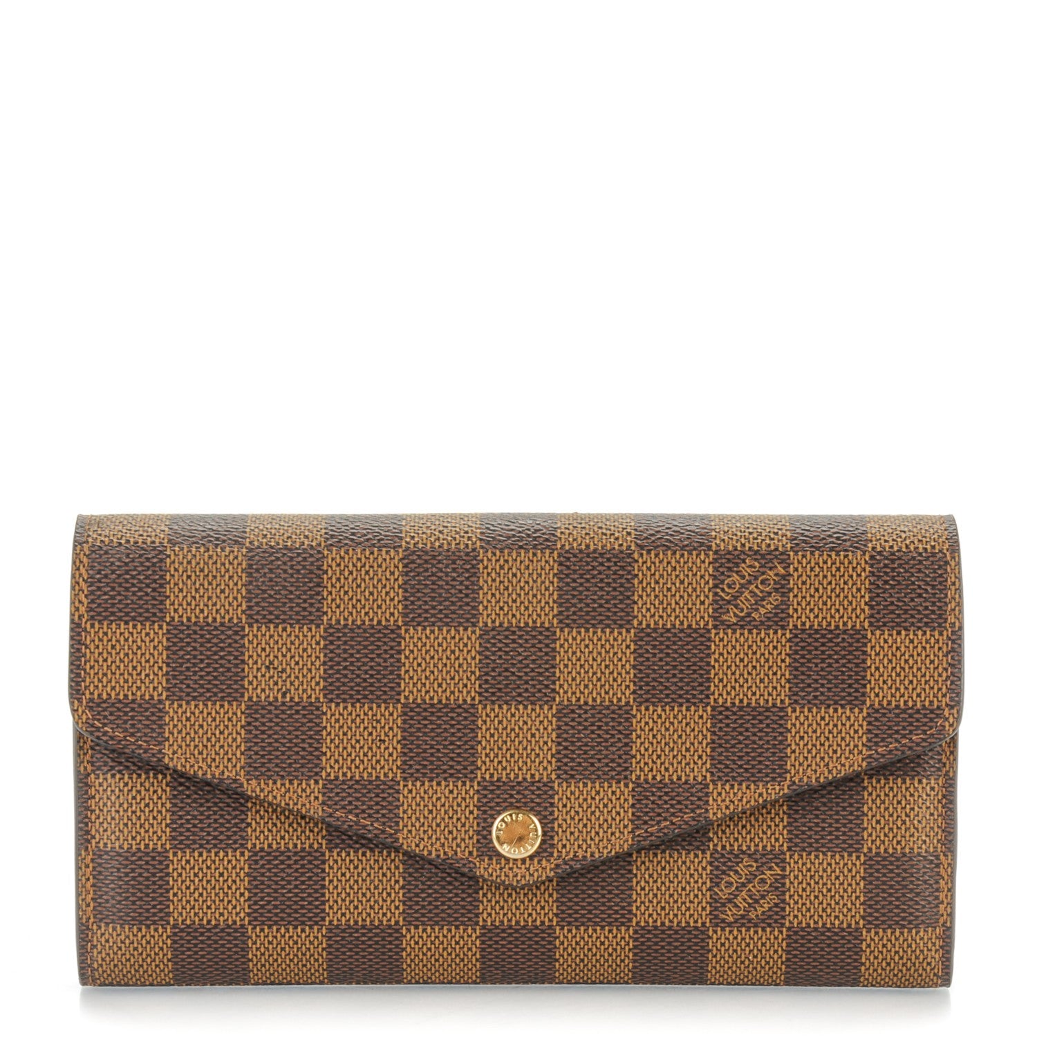 Louis Vuitton Damier Ebene Sarah Wallet NM 1 of 7